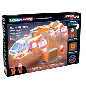 Laser Pegs® Mission Mars, Mars Shuttle brand new